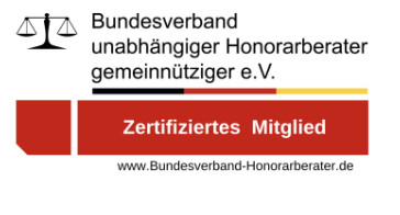 Bundesverband unabhängiger Honorarberater gemeinnütziger e.V. – Zertifiziertes Mitglied